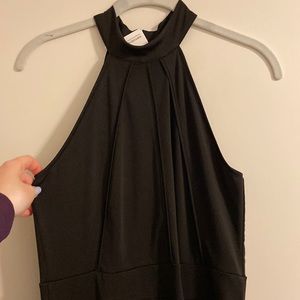 Berydress with tags still on it. size small black long detailed dress